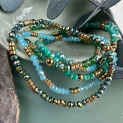 VIAMAJA Armbånd Merle – green mix 1.Stk Online