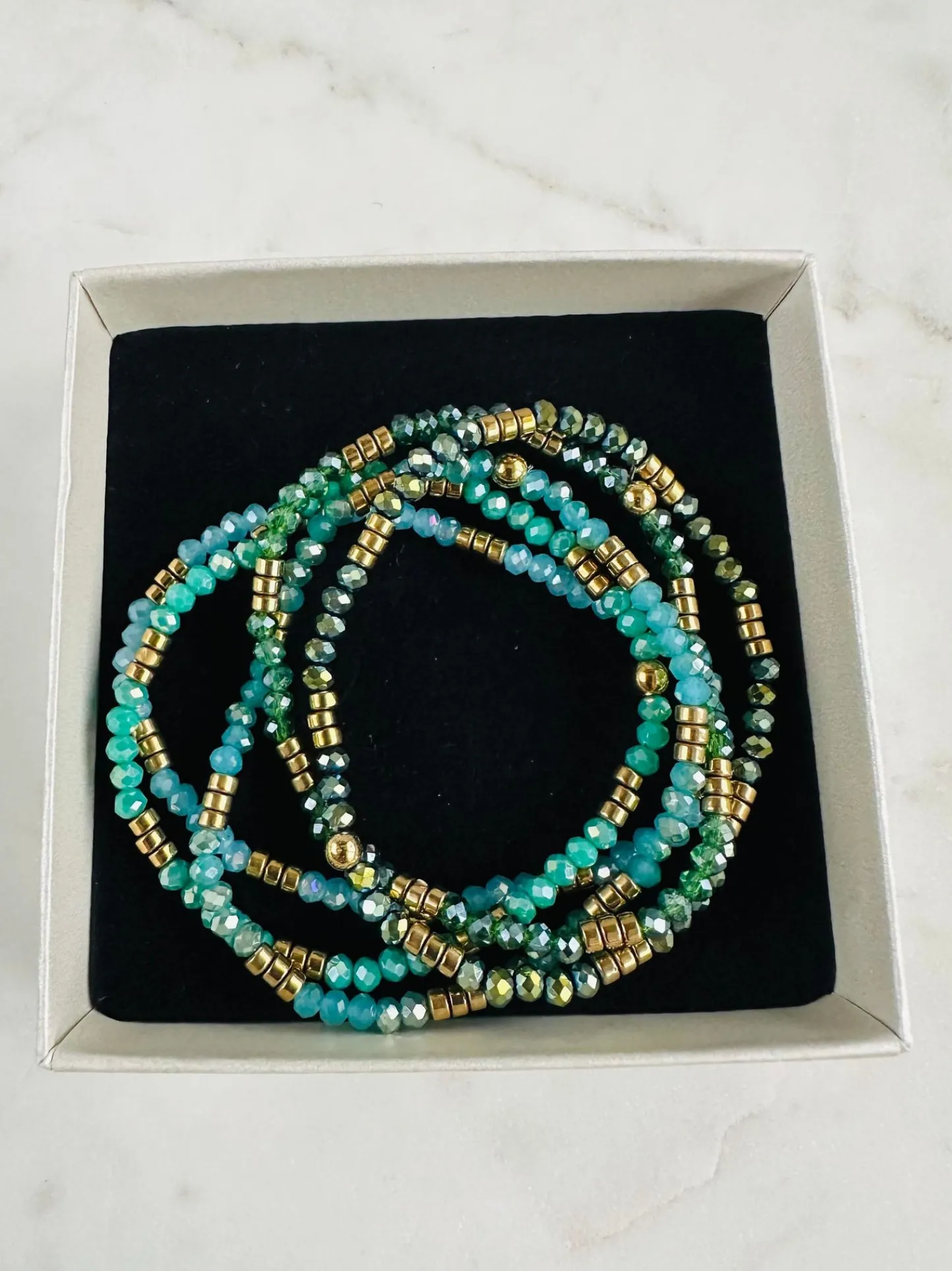 VIAMAJA Armbånd Merle – green mix 1.Stk Online