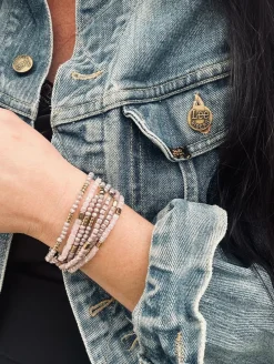VIAMAJA Armbånd Merle – Lavendel mix 1.stk Discount