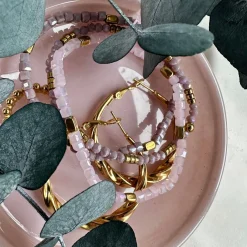 VIAMAJA Armbånd Merle – Lavendel mix 1.stk Discount