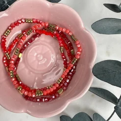 VIAMAJA Armbånd Merle – Red mix 1.Stk Best