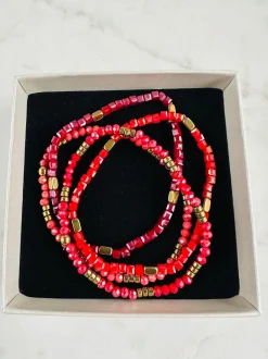 VIAMAJA Armbånd Merle – Red mix 1.Stk Best