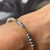 VIAMAJA Armbånd Merle – Sølvfarvet/Gylden 1.Stk Best