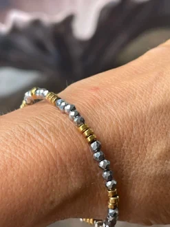 VIAMAJA Armbånd Merle – Sølvfarvet/Gylden 1.Stk Best