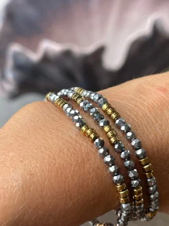 VIAMAJA Armbånd Merle – Sølvfarvet/Gylden 1.Stk Best