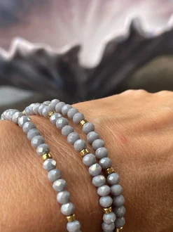 VIAMAJA Armbånd Merle Cool Stone - Sæt med 5 stk Online