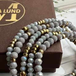 VIAMAJA Armbånd Merle Cool Stone - Sæt med 5 stk Online