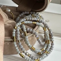 VIAMAJA Armbånd Merle Cool Stone - Sæt med 5 stk Online