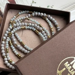 VIAMAJA Armbånd Merle Cool Stone - Sæt med 5 stk Online