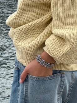VIAMAJA Armbånd Merle Cool Stone - Sæt med 5 stk Online