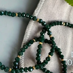 VIAMAJA Armbånd Merle Forest Green - Sæt med 3 stk Outlet