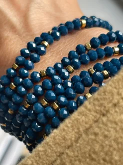 VIAMAJA Armbånd Merle Havblå - Sæt med 3 stk Clearance