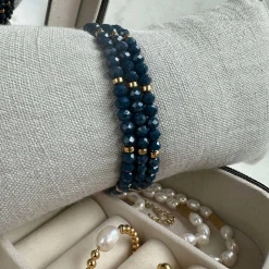 VIAMAJA Armbånd Merle Havblå - Sæt med 3 stk Clearance