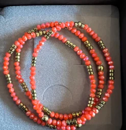 VIAMAJA Armbånd Merle Orange - Sæt med 3 stk Sale