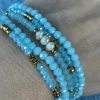 VIAMAJA Armbånd MICHELLE Soft Blue / Mix - 5 stk Hot