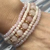 VIAMAJA Armbånd MICHELLE Soft Rose / Mix - 5 stk Best