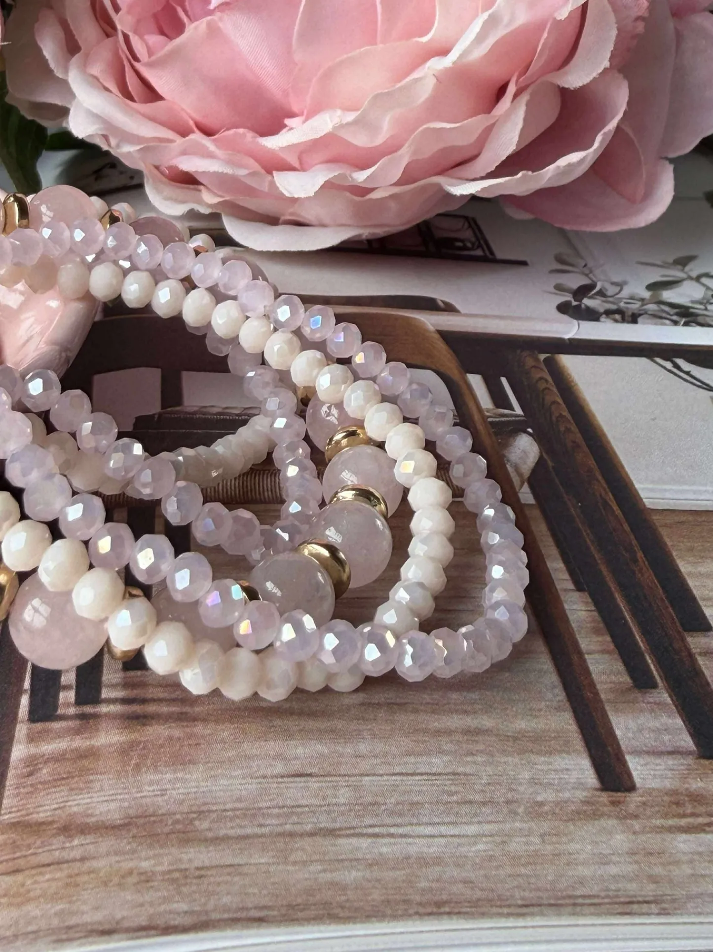 VIAMAJA Armbånd MICHELLE Soft Rose / Mix - 5 stk Best
