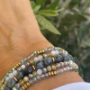 VIAMAJA Armbånd MICHELLE Stone – Sæt med 5 armbånd Discount