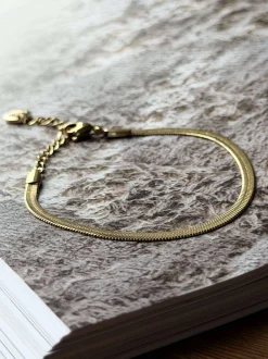 VIAMAJA Armbånd Mira - guldbelagt Online