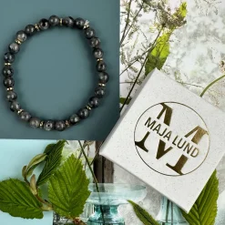VIAMAJA Armbånd Mollie – Black stone Clearance