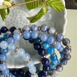 VIAMAJA Armbånd Mollie – Blue mix
