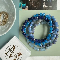 VIAMAJA Armbånd Mollie – Blue mix