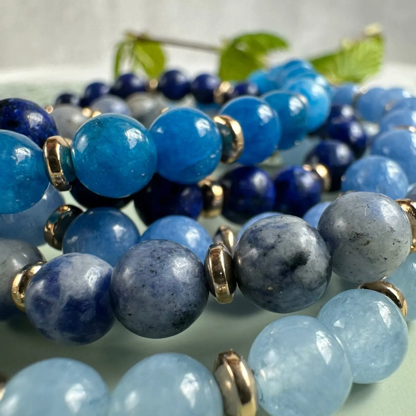 VIAMAJA Armbånd Mollie – Blue mix