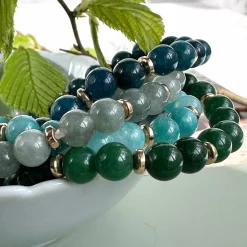 VIAMAJA Armbånd Mollie – Green mix Best