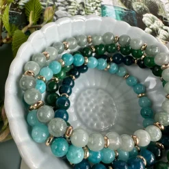 VIAMAJA Armbånd Mollie – Green mix Best