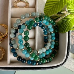 VIAMAJA Armbånd Mollie – Green mix Best