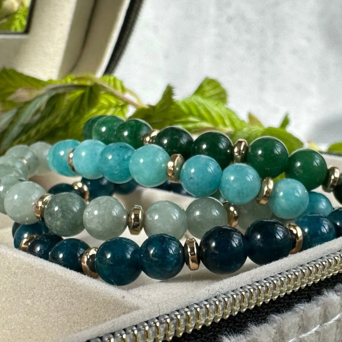 VIAMAJA Armbånd Mollie – Green mix Best