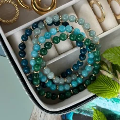 VIAMAJA Armbånd Mollie – Green mix Best