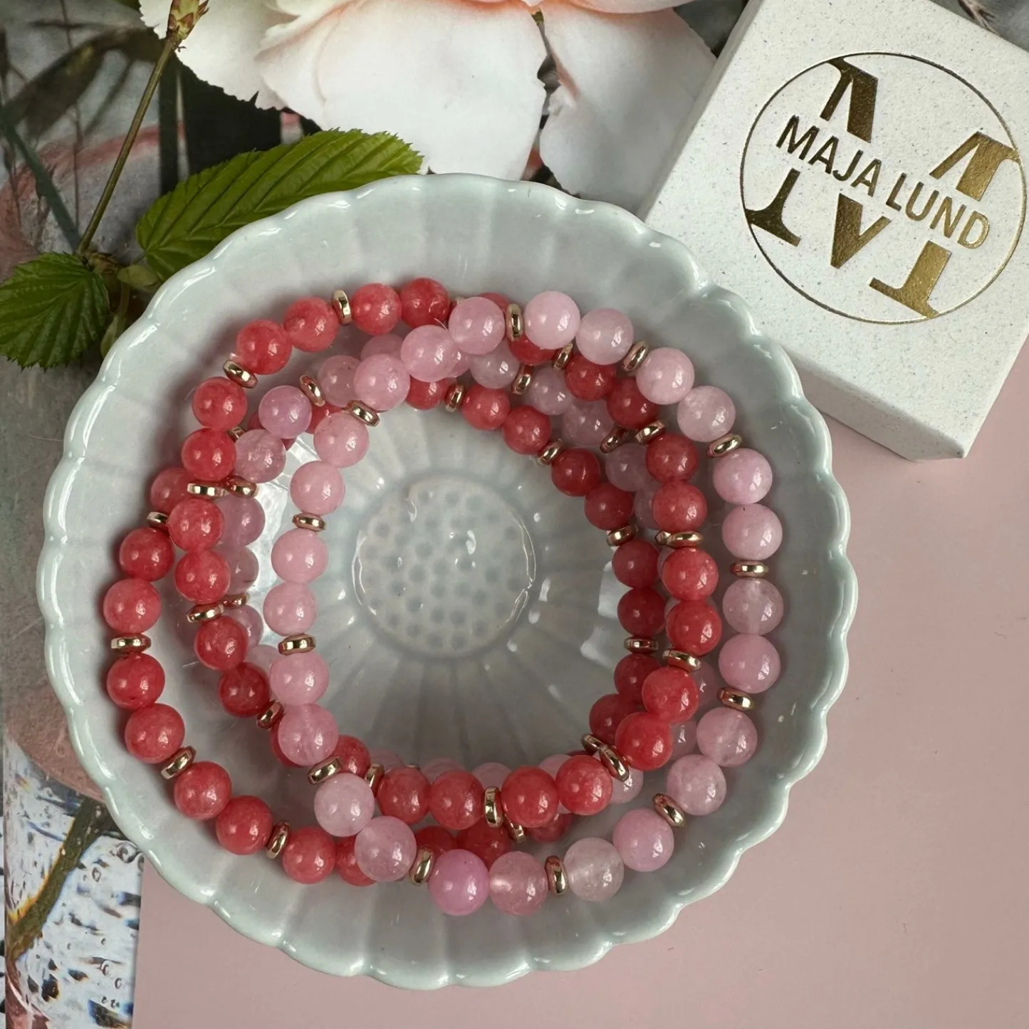 VIAMAJA Armbånd Mollie – Rose mix