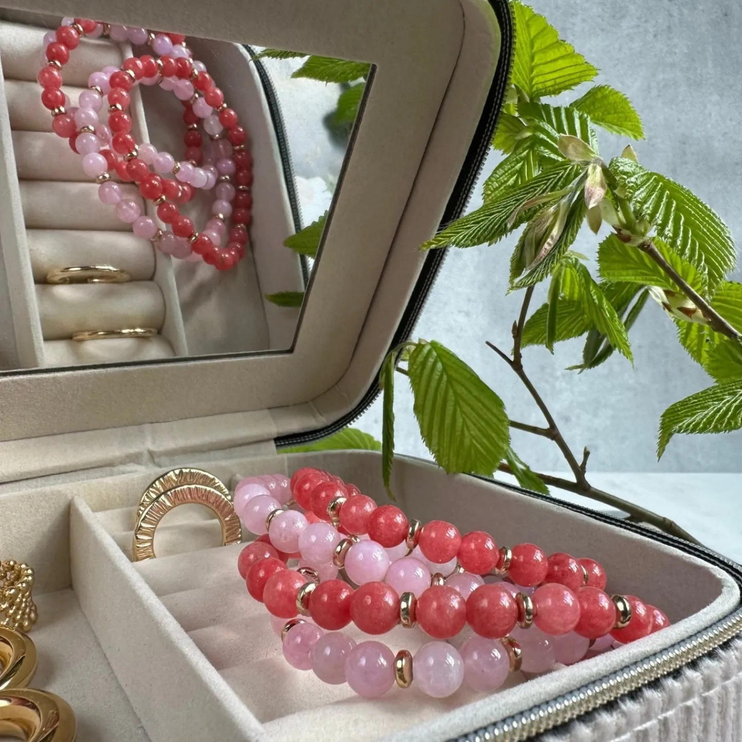 VIAMAJA Armbånd Mollie – Rose mix