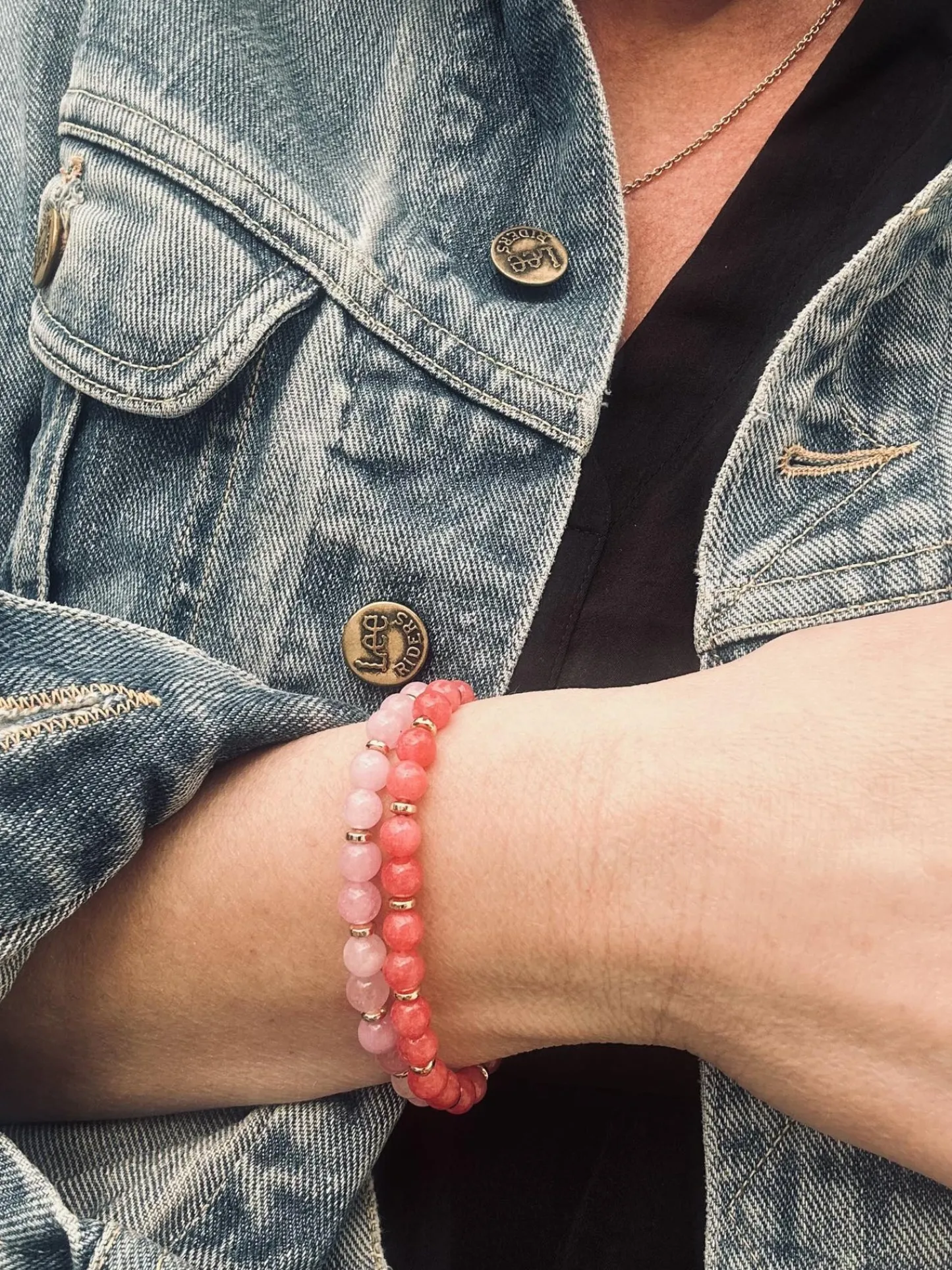 VIAMAJA Armbånd Mollie – Rose mix