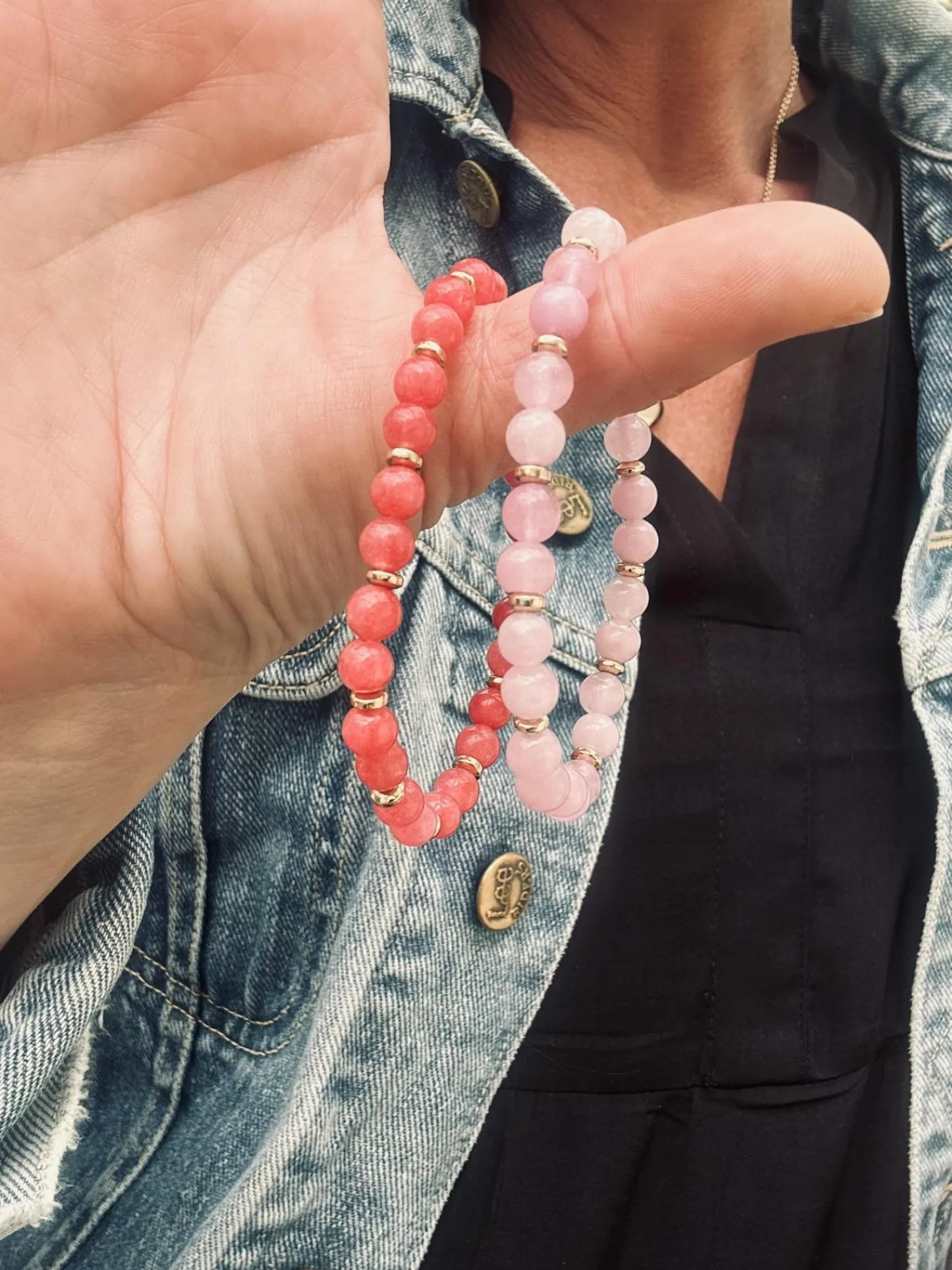 VIAMAJA Armbånd Mollie – Rose mix