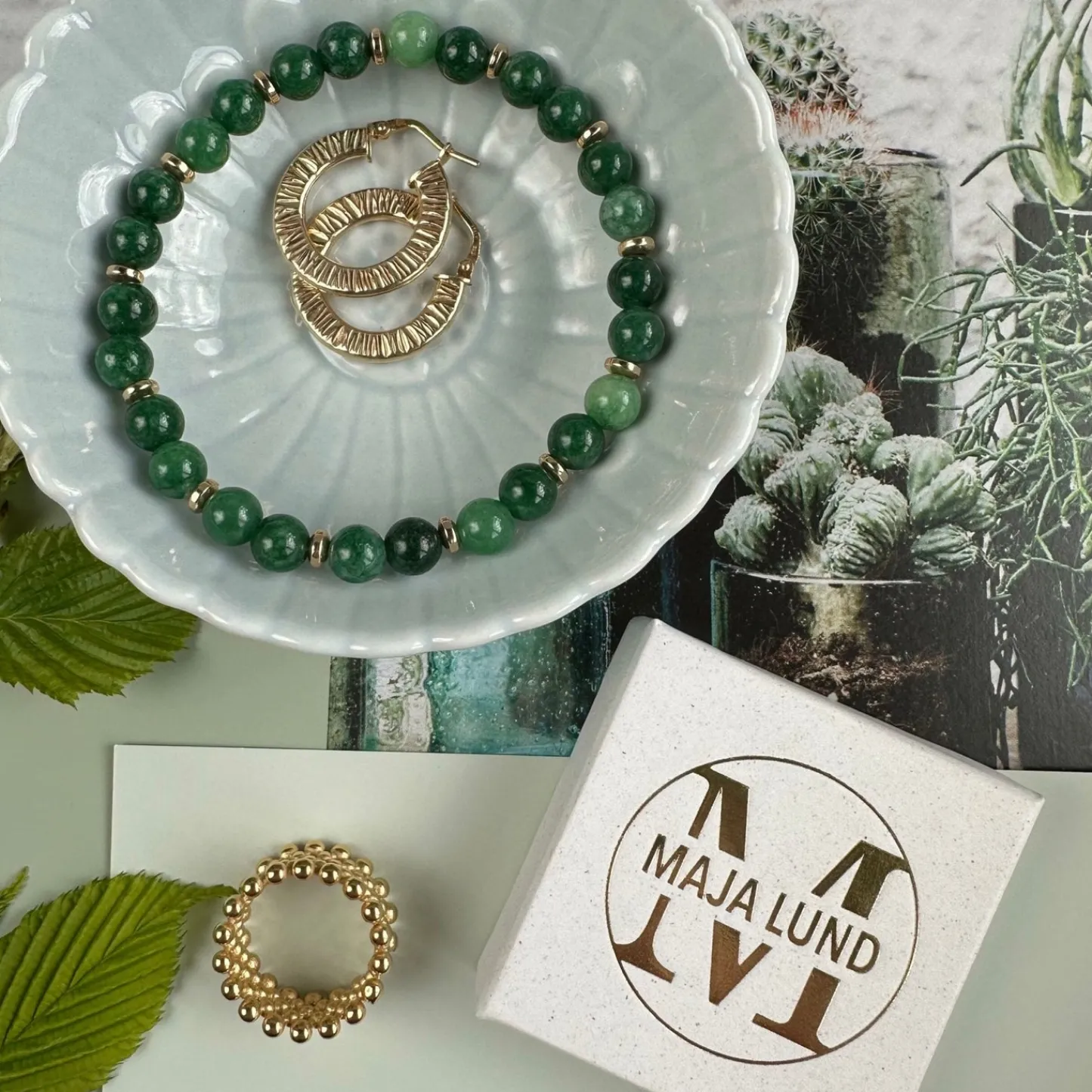 VIAMAJA Armbånd Mollie Emerald Hot