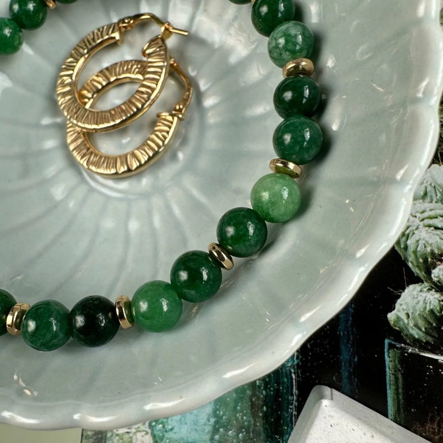 VIAMAJA Armbånd Mollie Emerald Hot