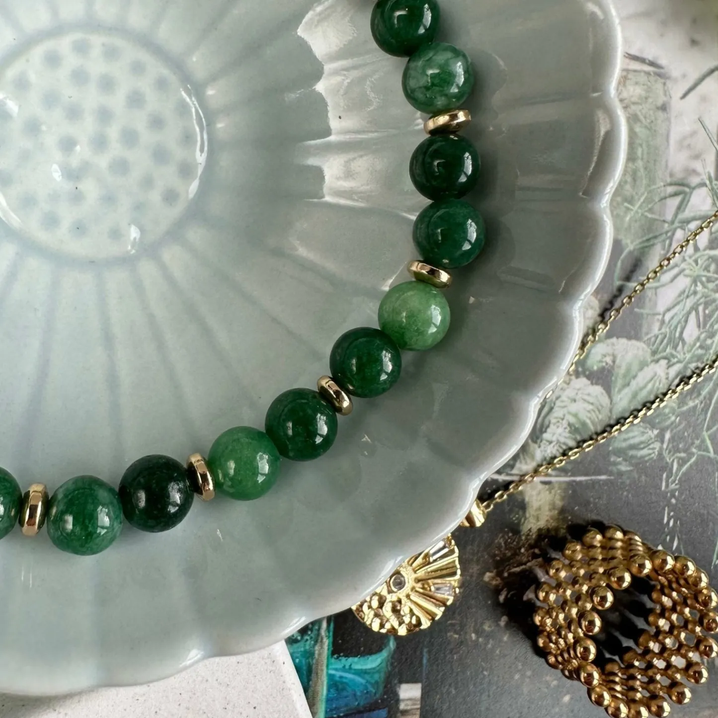 VIAMAJA Armbånd Mollie Emerald Hot