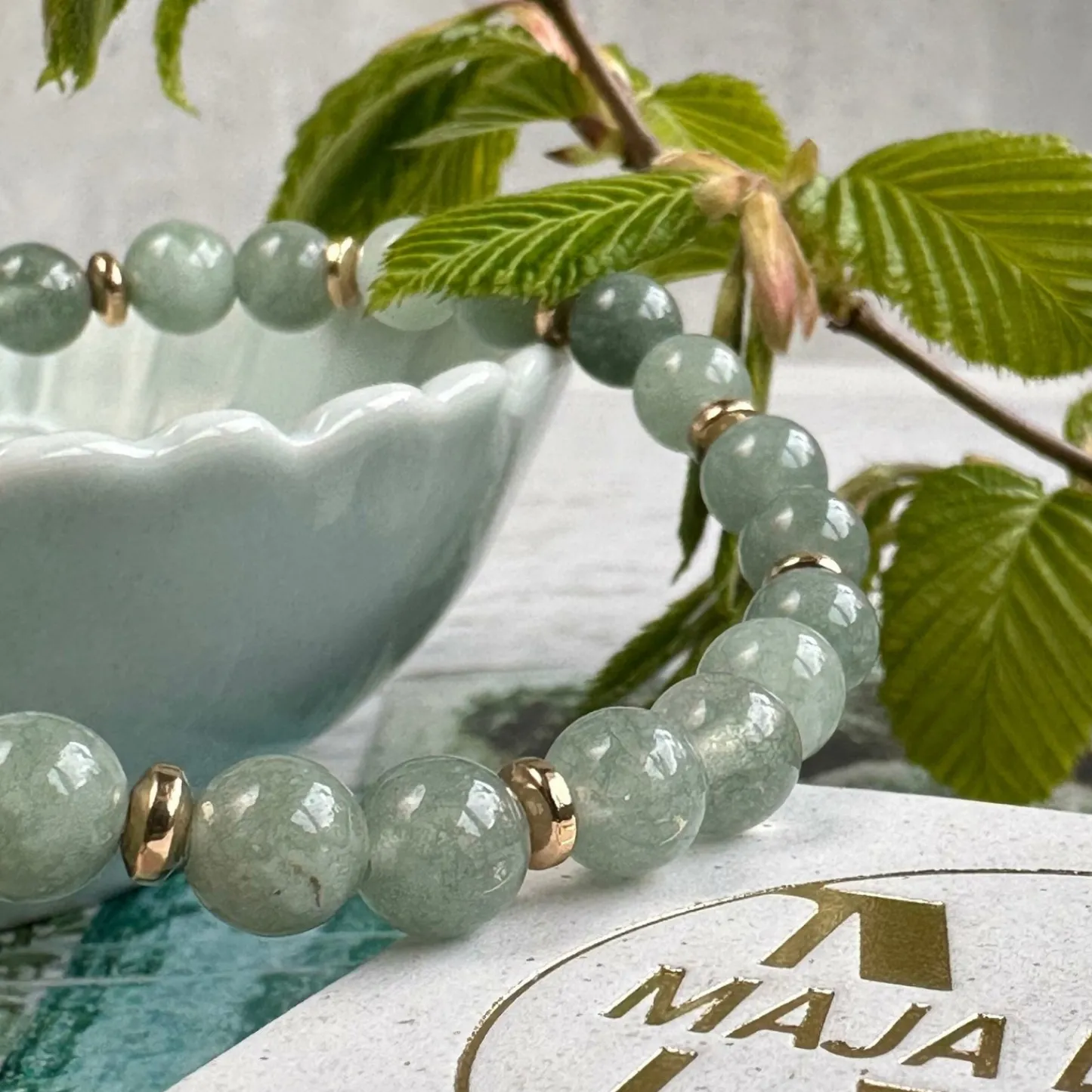 VIAMAJA Armbånd Mollie jade green Online