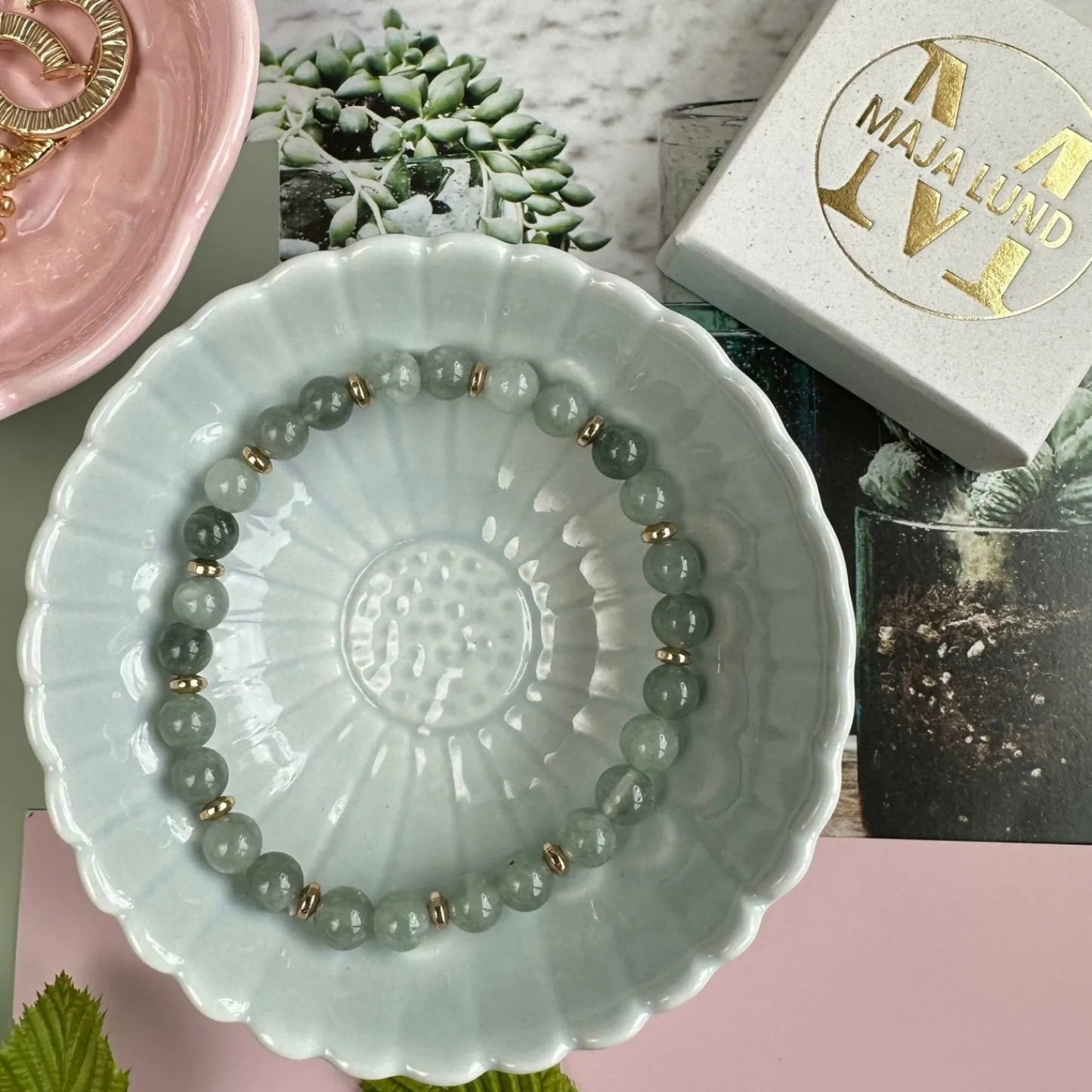 VIAMAJA Armbånd Mollie jade green Online