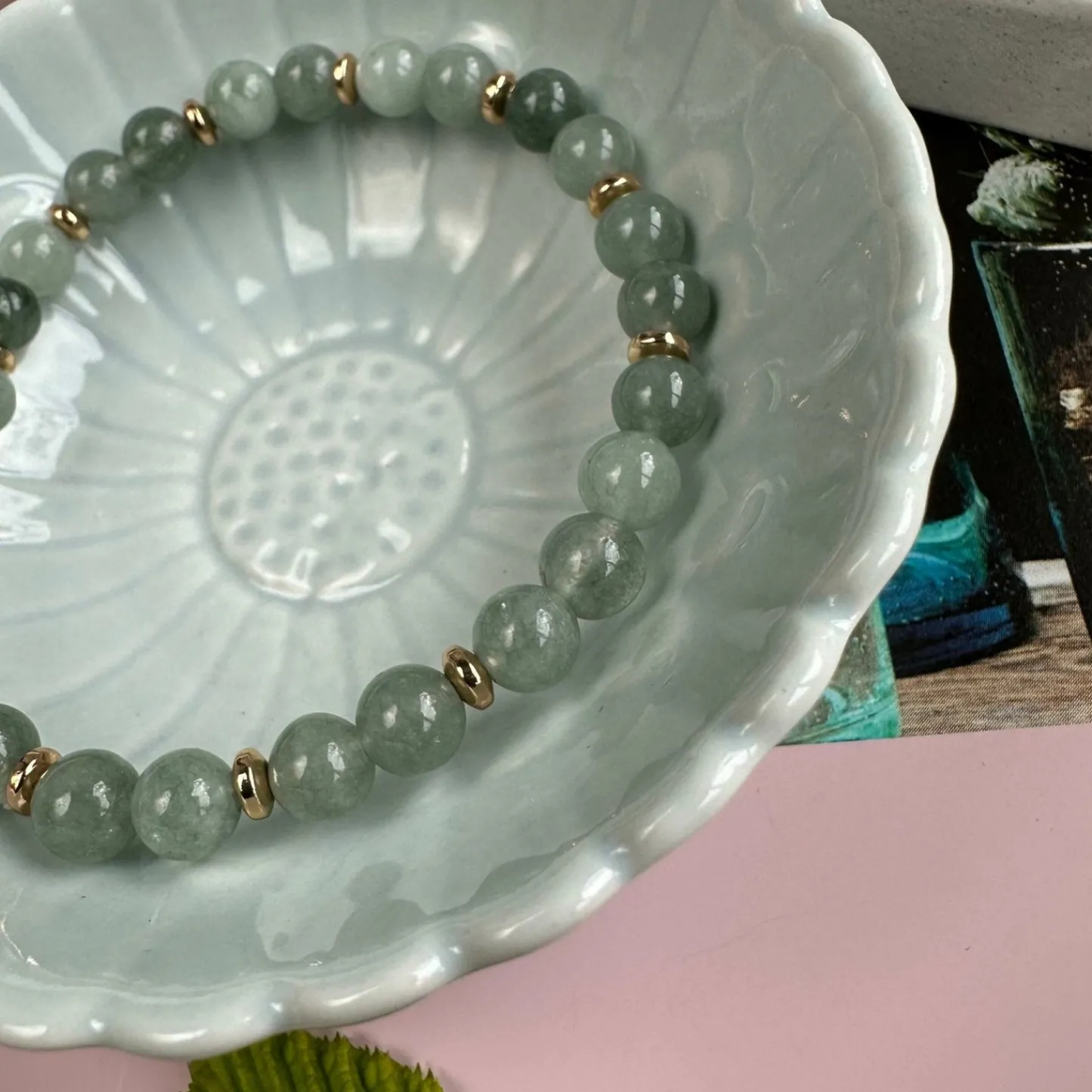 VIAMAJA Armbånd Mollie jade green Online