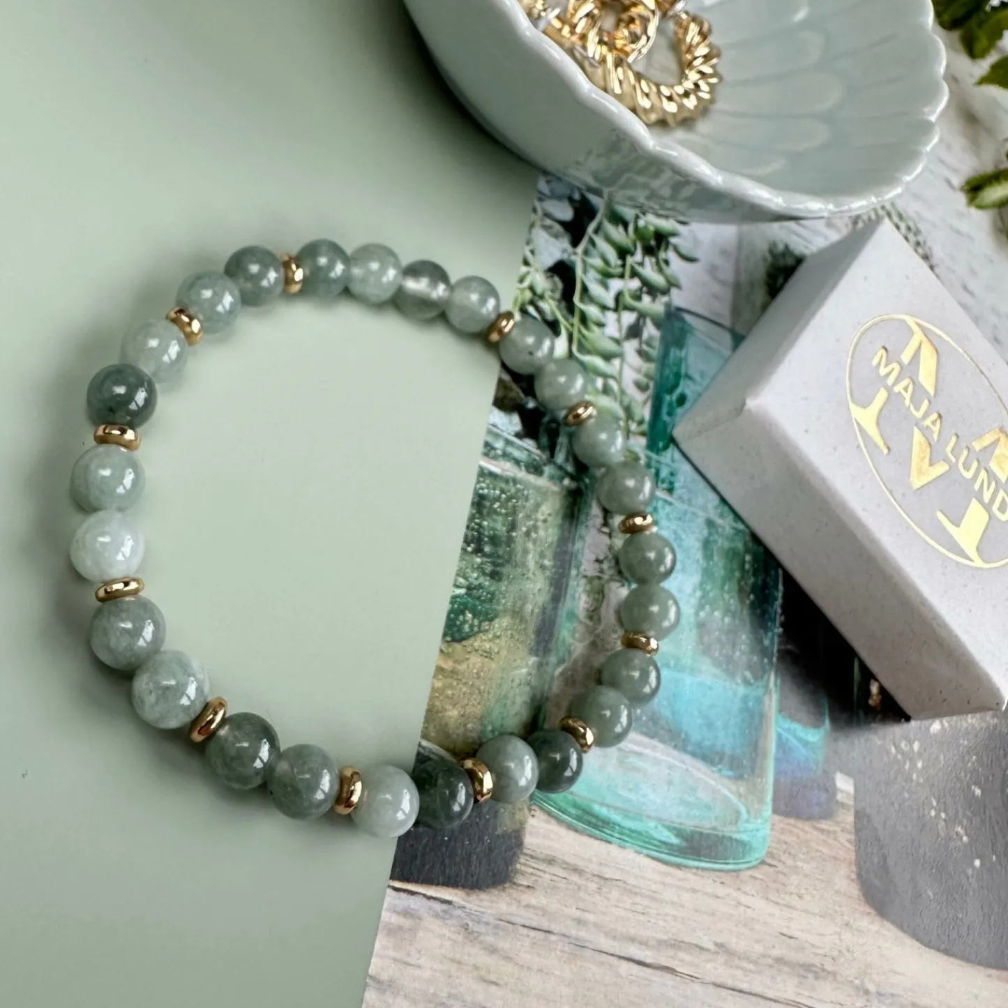 VIAMAJA Armbånd Mollie jade green Online