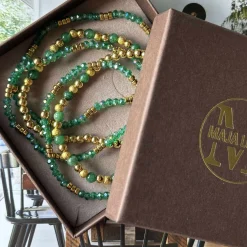 VIAMAJA Armbånd Ofelia Emerald - Sæt med 5 armbånd Outlet