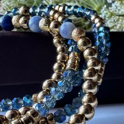 VIAMAJA Armbånd Ofelia Navy - Sæt med 5 armbånd New