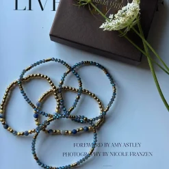 VIAMAJA Armbånd Ofelia Navy - Sæt med 5 armbånd New