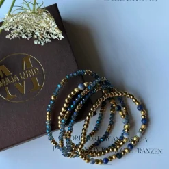 VIAMAJA Armbånd Ofelia Navy - Sæt med 5 armbånd New