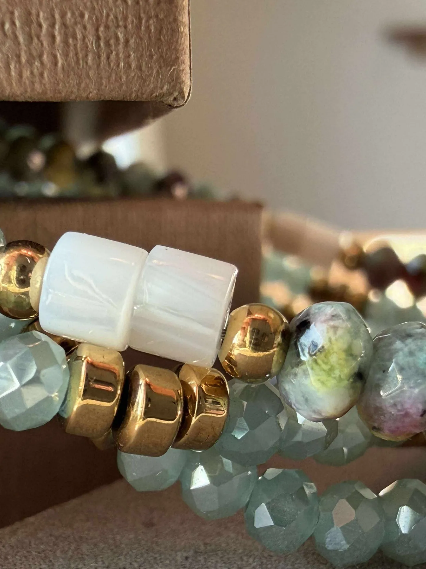 VIAMAJA Armbånd Sarabella Aqua – Sæt med 3 stk Outlet