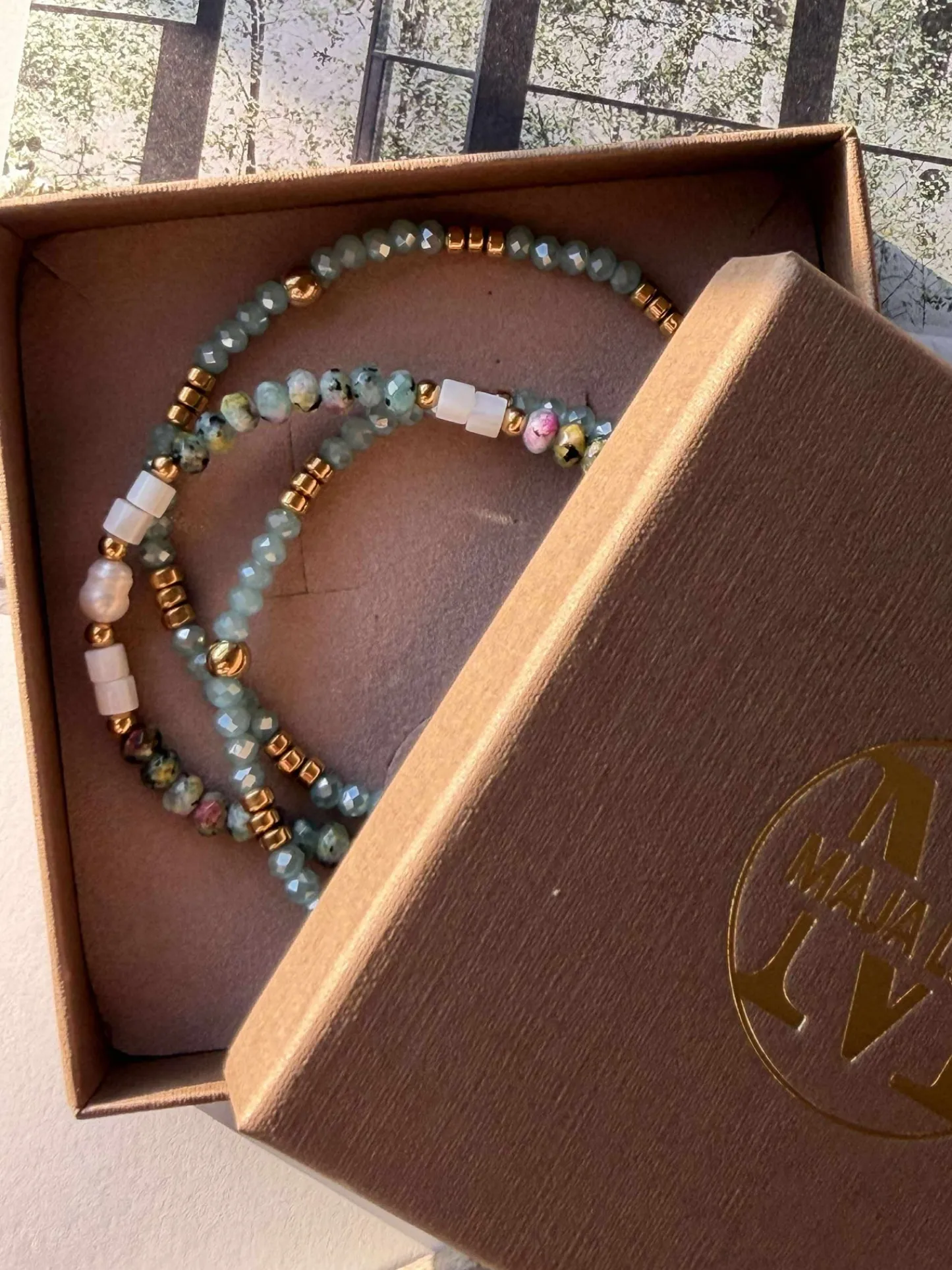 VIAMAJA Armbånd Sarabella Aqua – Sæt med 3 stk Outlet