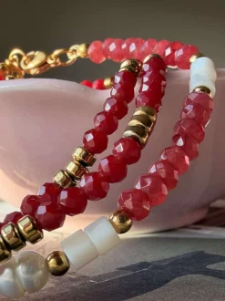 VIAMAJA Armbånd Sarabella Berry – Sæt med 3 stk Sale